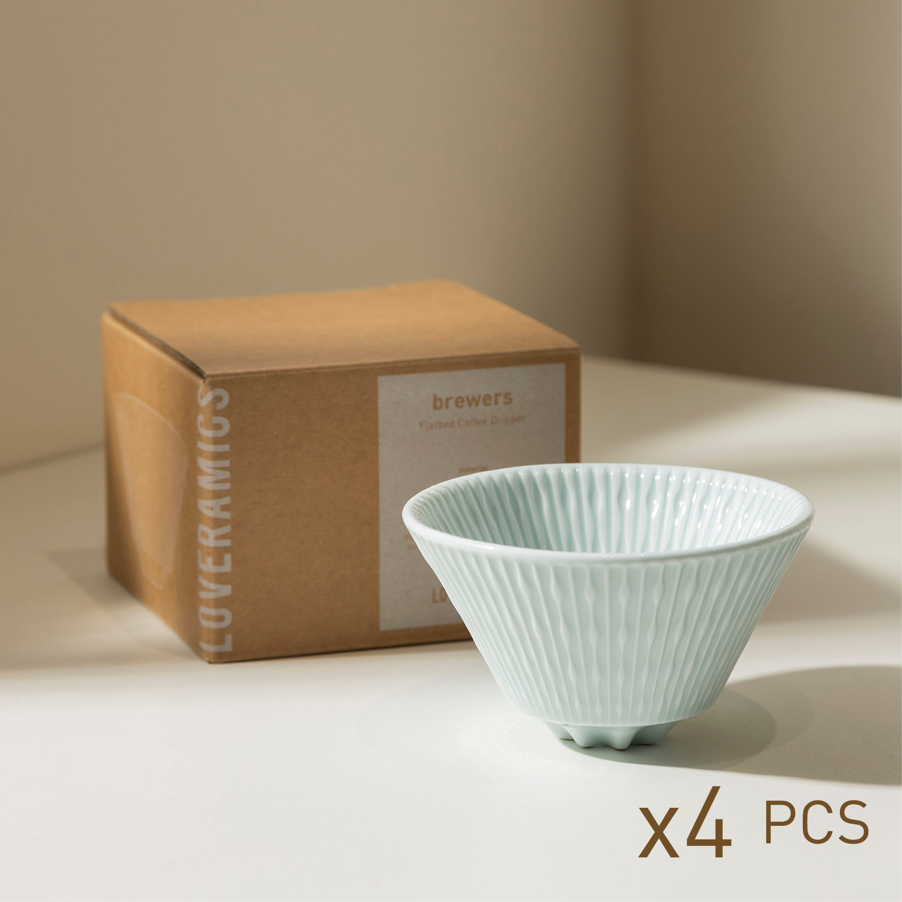 brewers - flatbed coffee dripper (Box of 4)