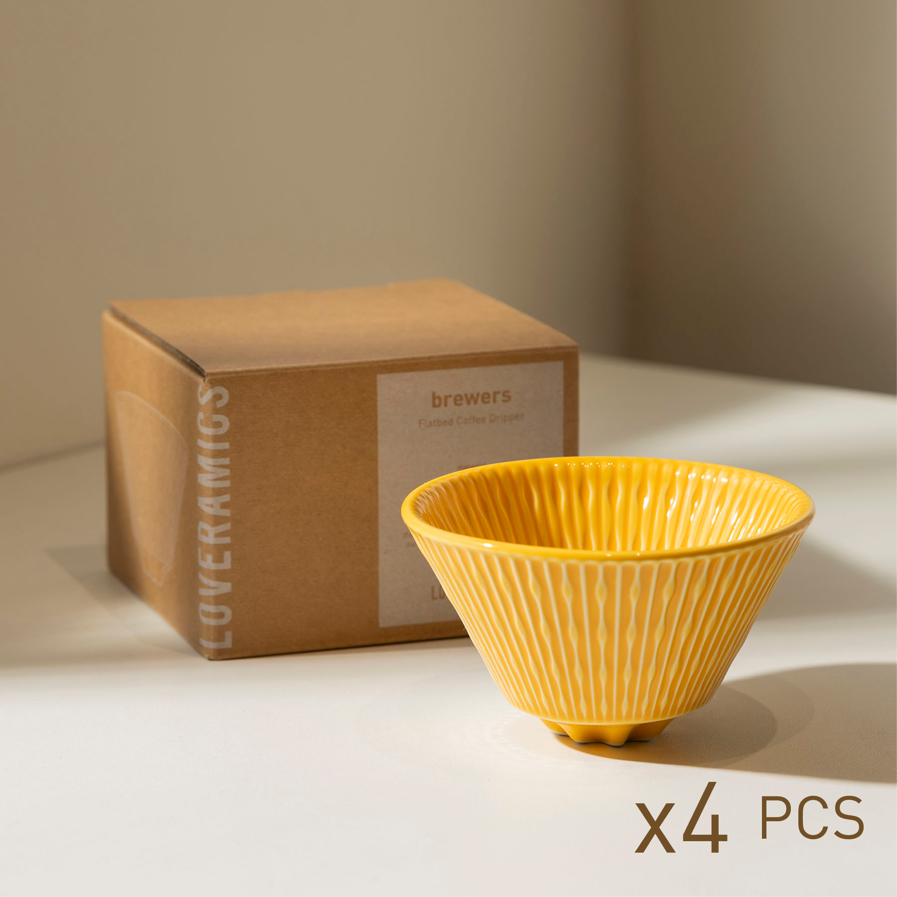 brewers - flatbed coffee dripper (Box of 4)
