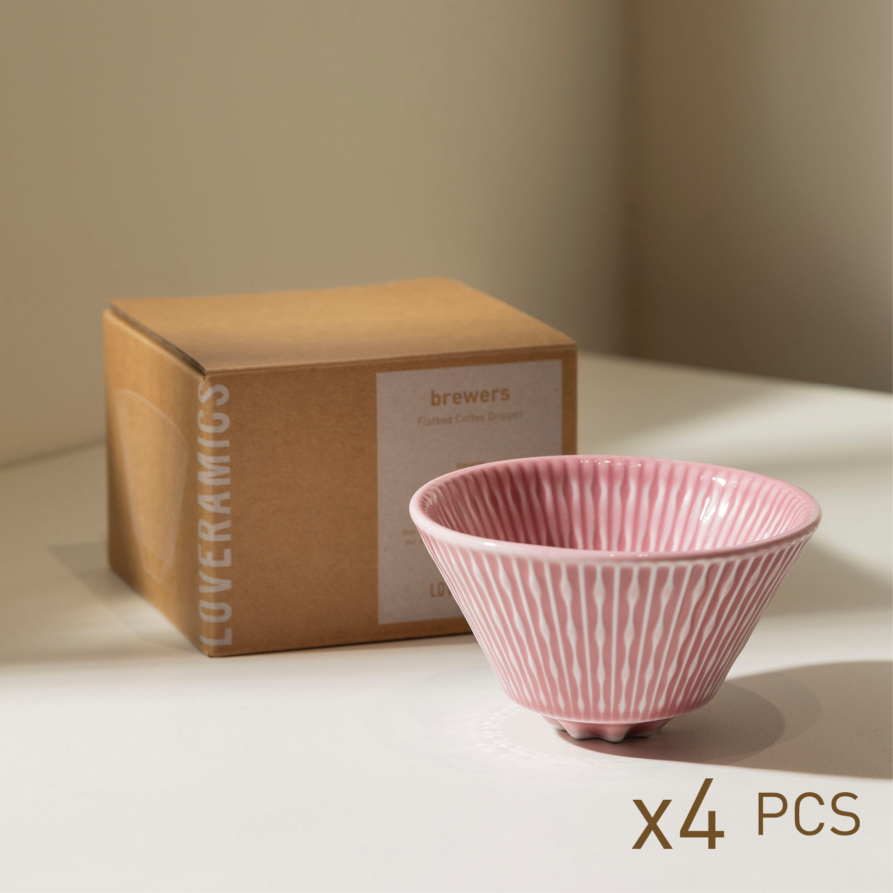 brewers - flatbed coffee dripper (Box of 4)