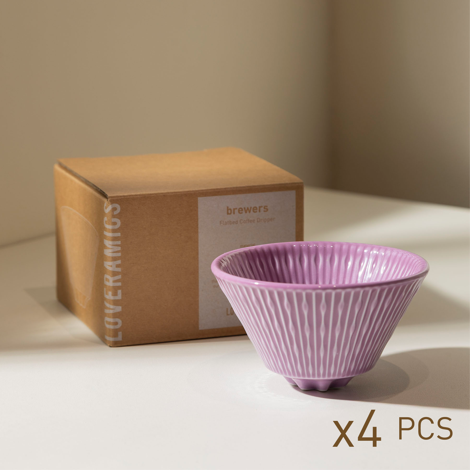 brewers - flatbed coffee dripper (Box of 4)