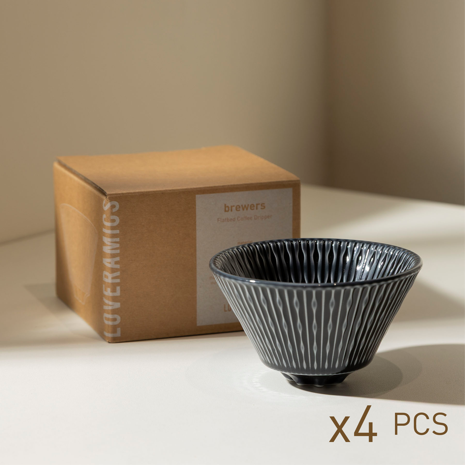 brewers - flatbed coffee dripper (Box of 4)