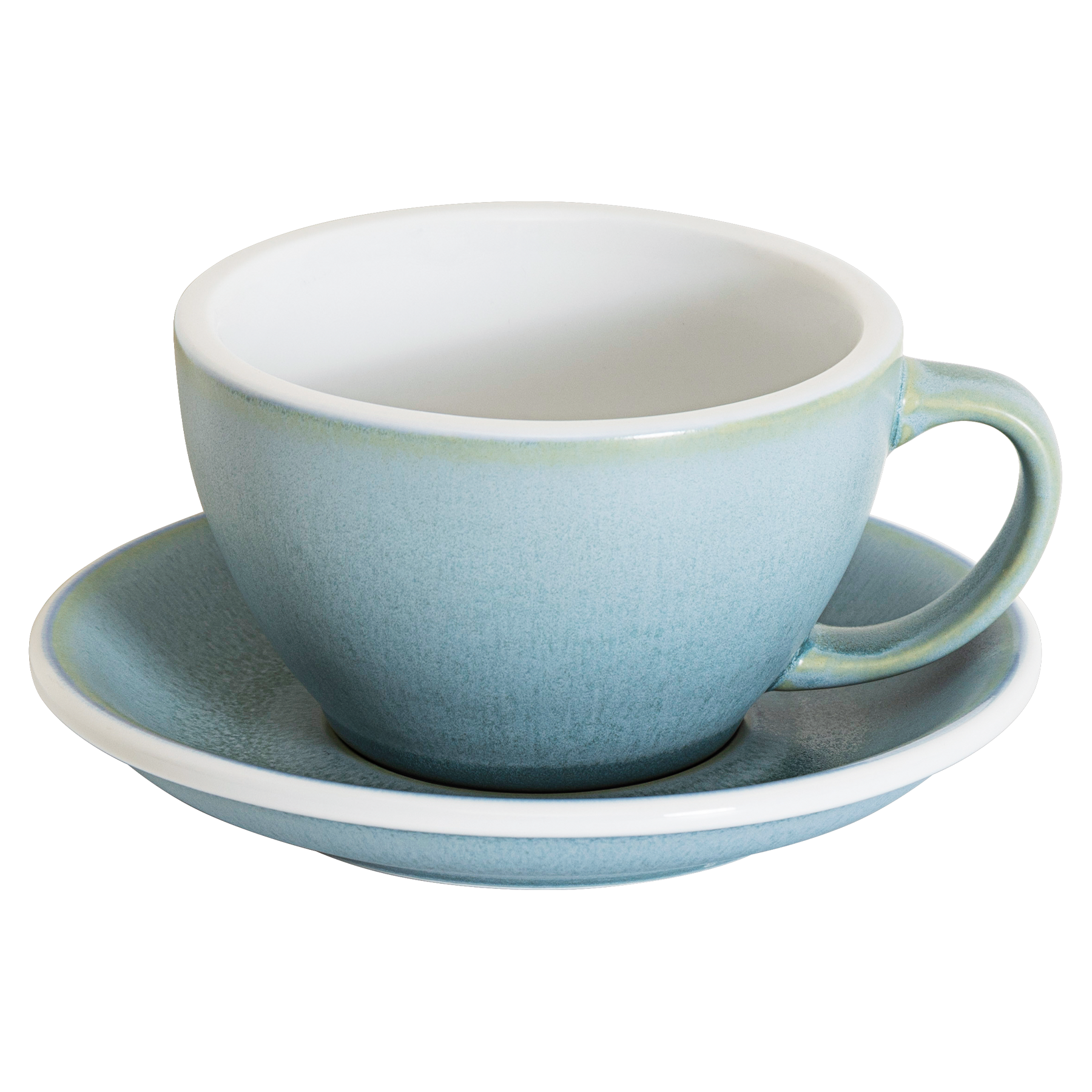 retail set - egg set of 1 cup & saucer (mineral colors)