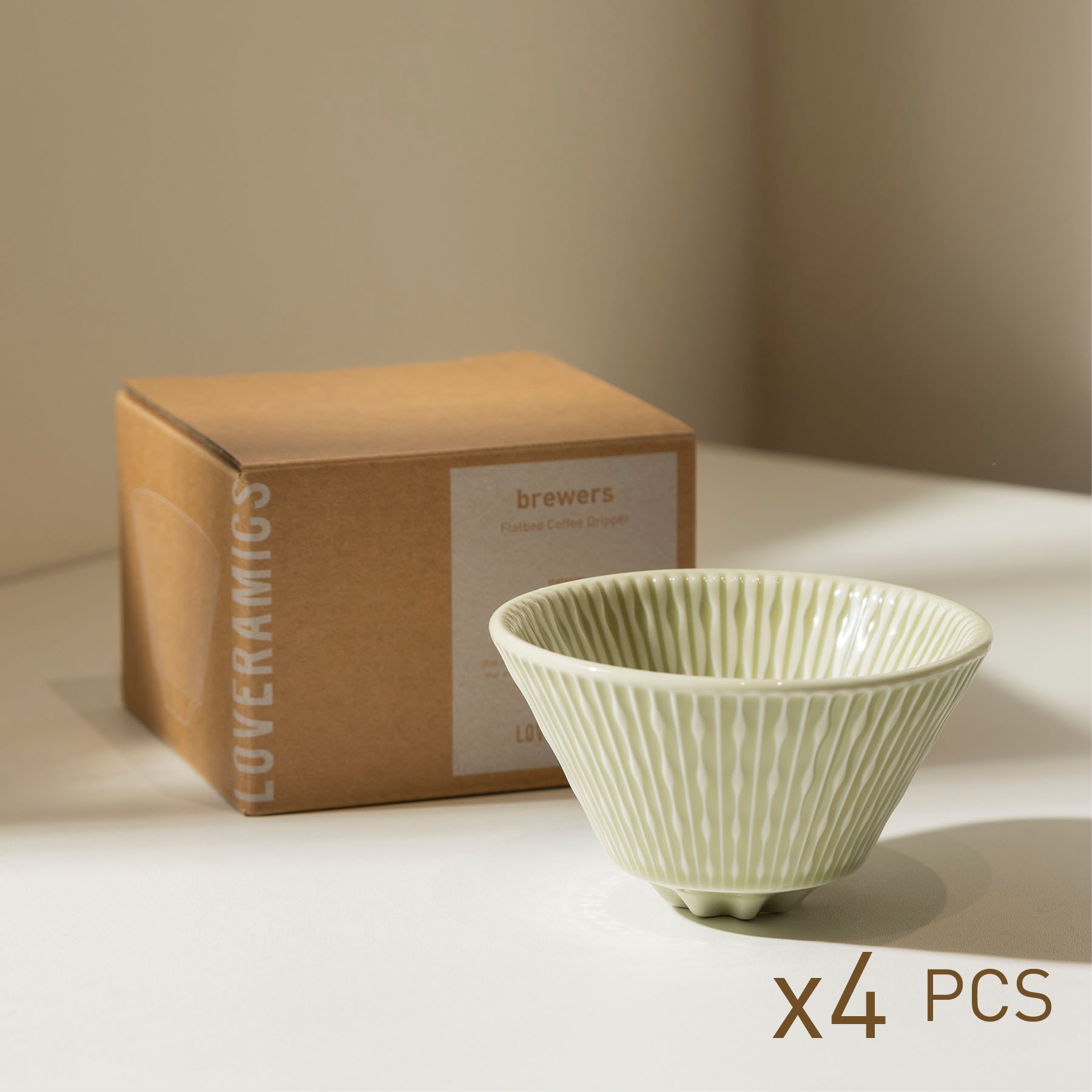 brewers - flatbed coffee dripper (Box of 4)
