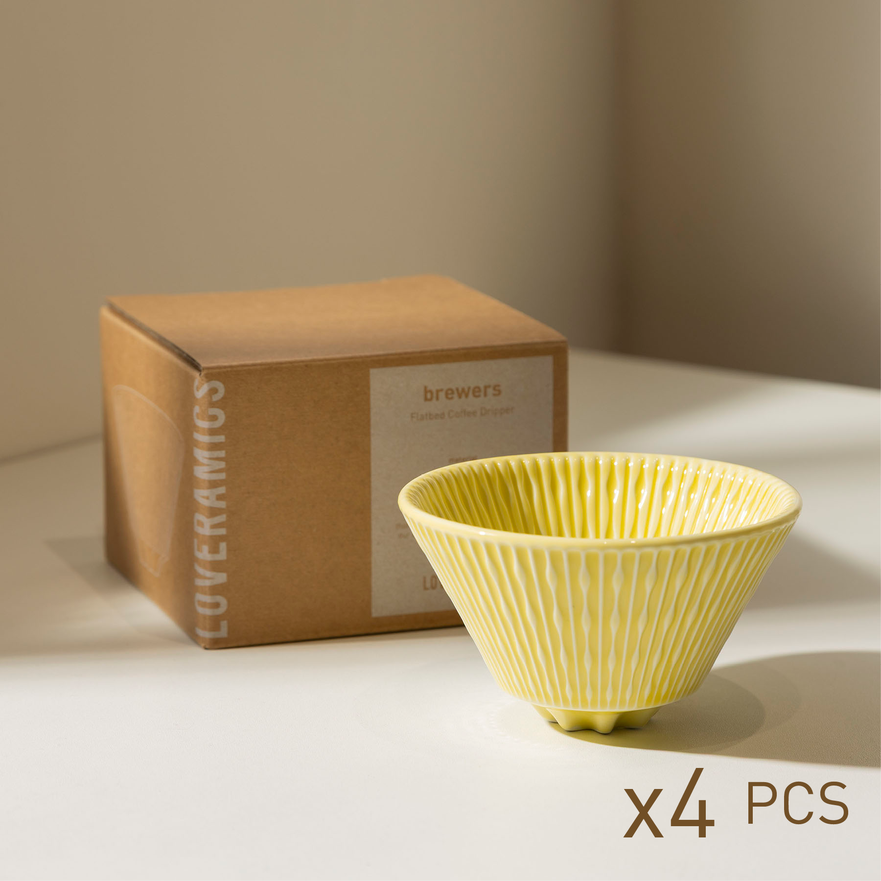 brewers - flatbed coffee dripper (Box of 4)