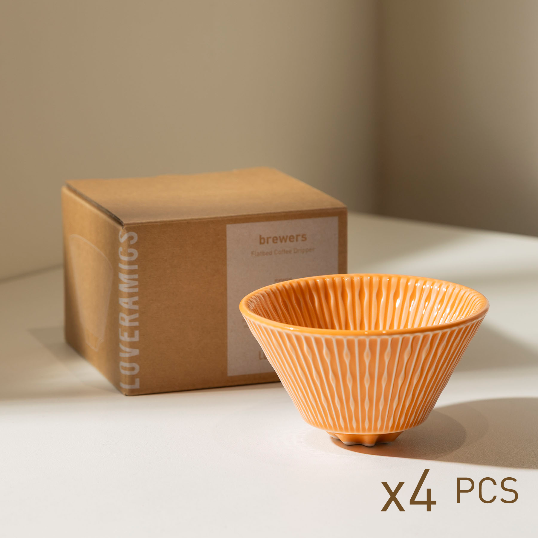 brewers - flatbed coffee dripper (Box of 4)