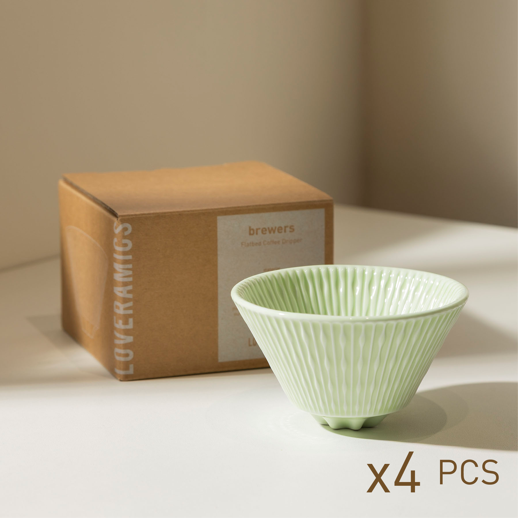 brewers - flatbed coffee dripper (Box of 4)