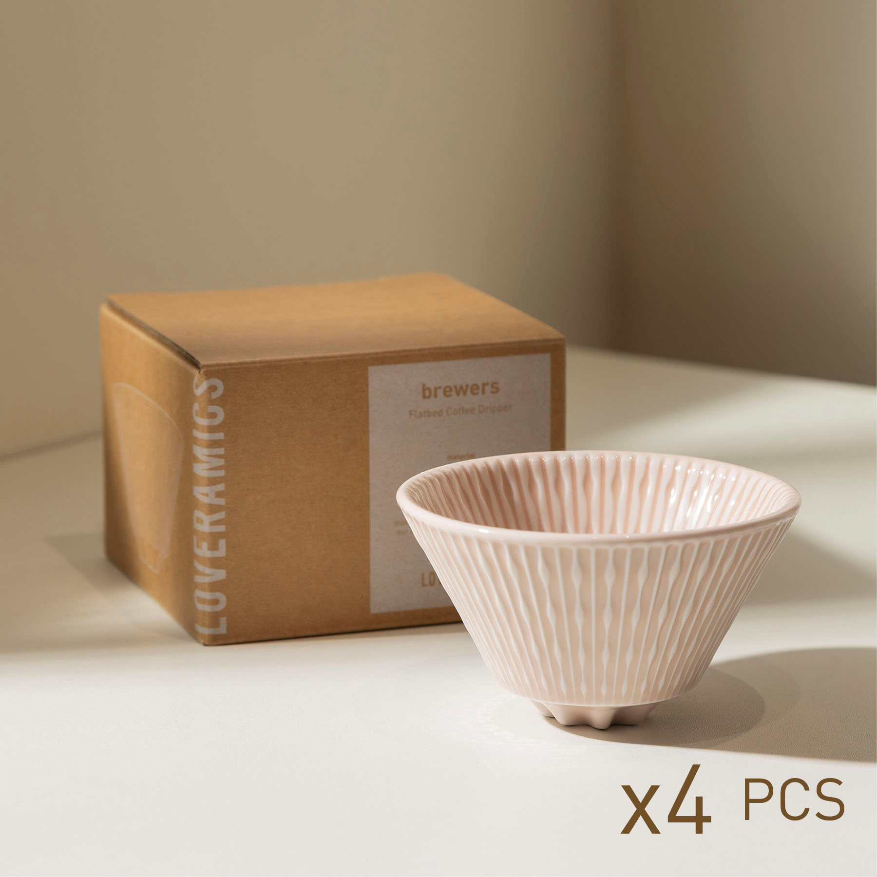 brewers - flatbed coffee dripper (Box of 4)