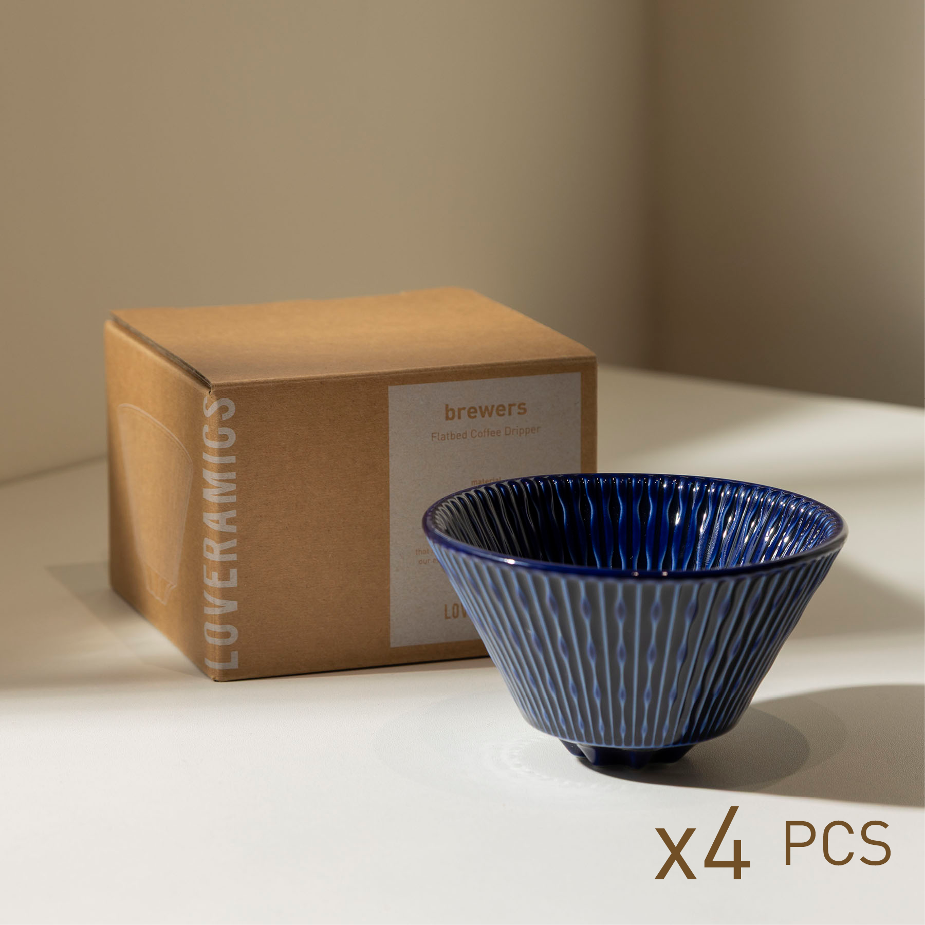 brewers - flatbed coffee dripper (Box of 4)