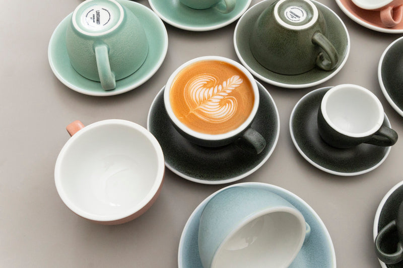 retail set - egg set of 1 cup & saucer (potters colors)